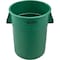 Global Industrial 55 Gallon Garbage Can, Green 240464GN - alternate 1